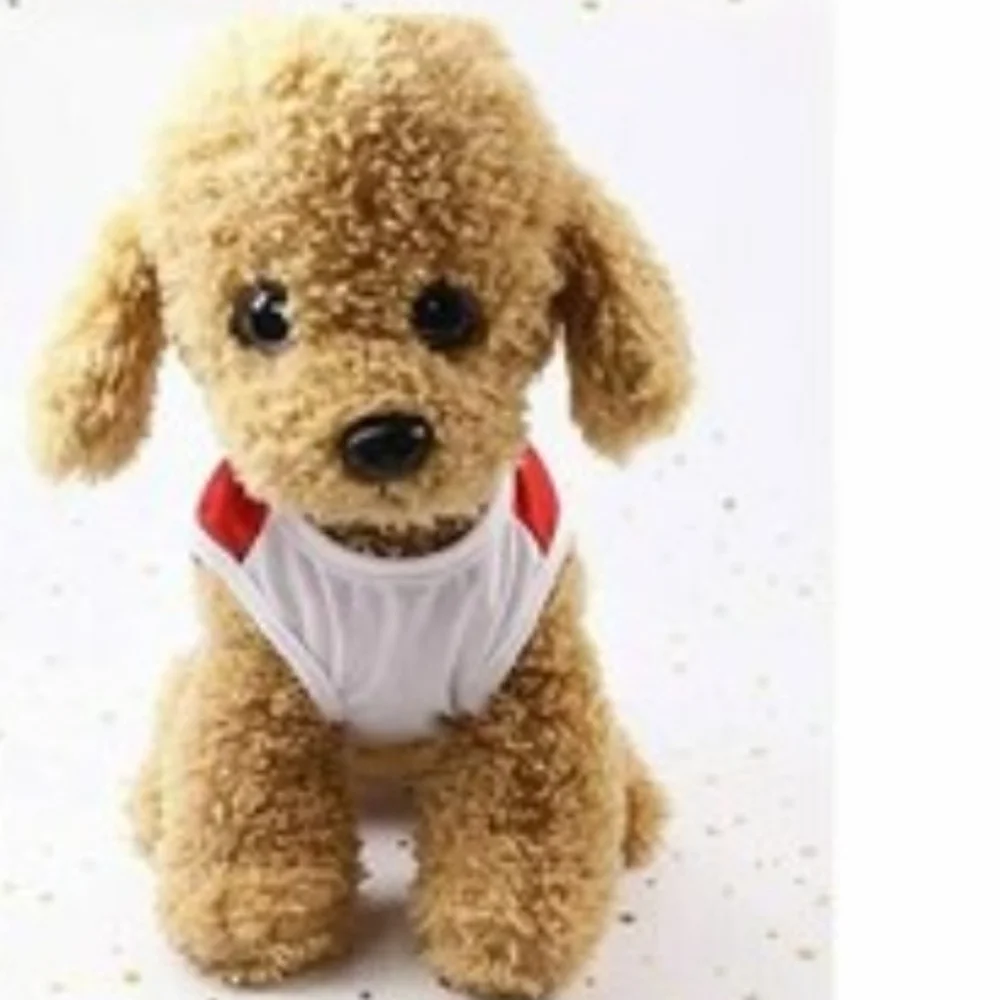 Lulala Costumes Printed Puppy T-Shirts Breathable Dog Outfit Size L